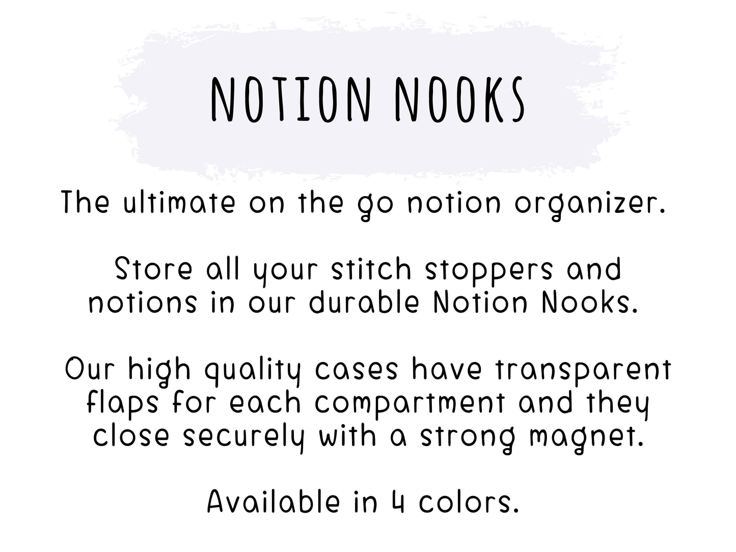 Fox & Pine Stitches - *Original* Notion Nooks | The Ultimate On The Go Organizer