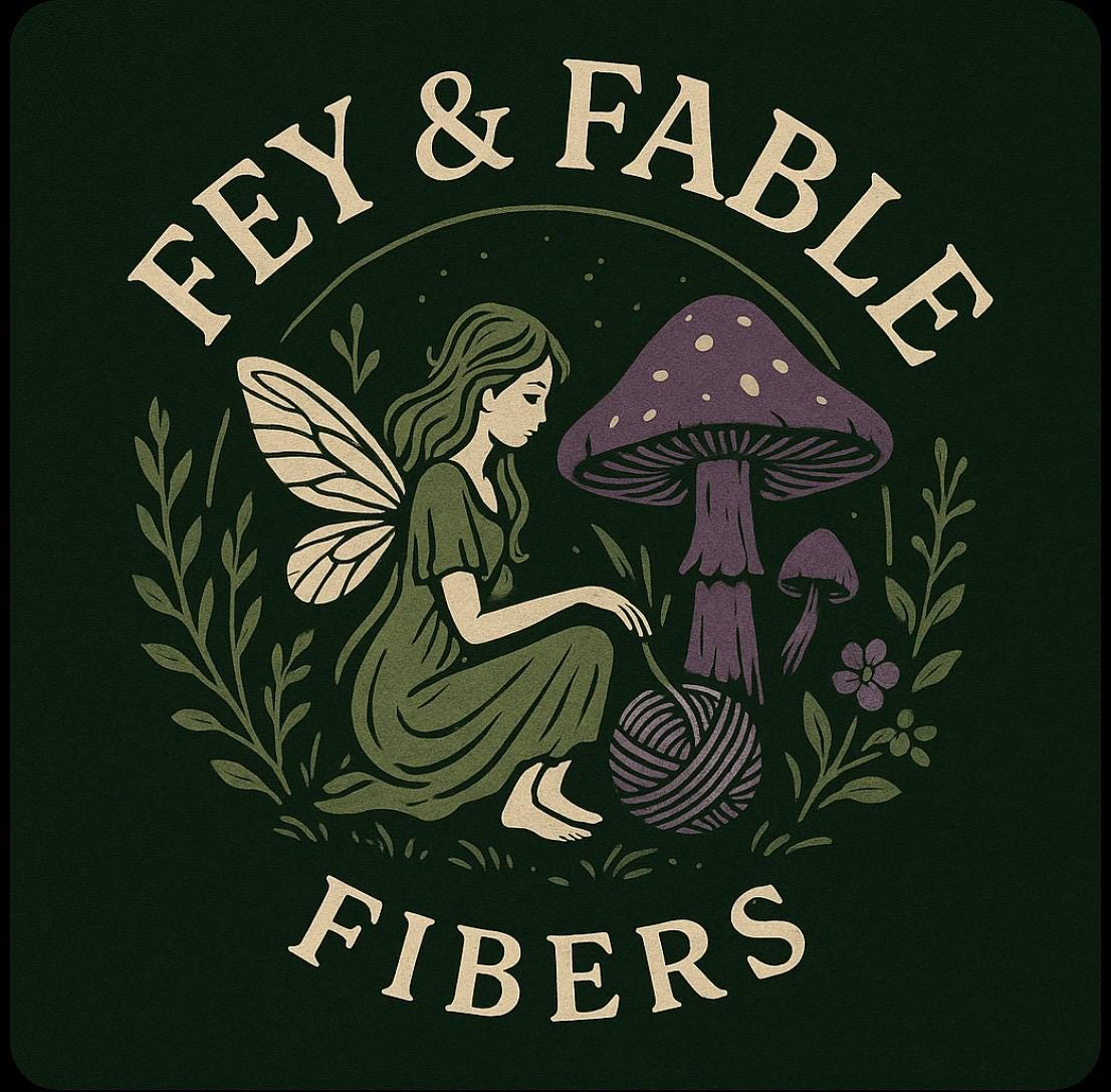 Fey & Fable Fibers Sticker
