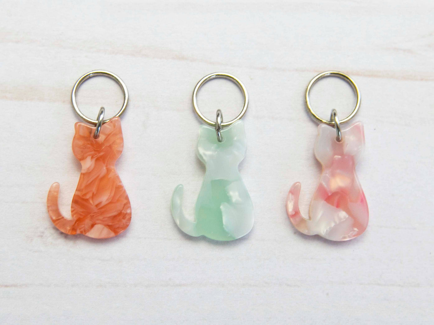 Fox & Pine Stitches - Pastel Cat | Stitch Markers