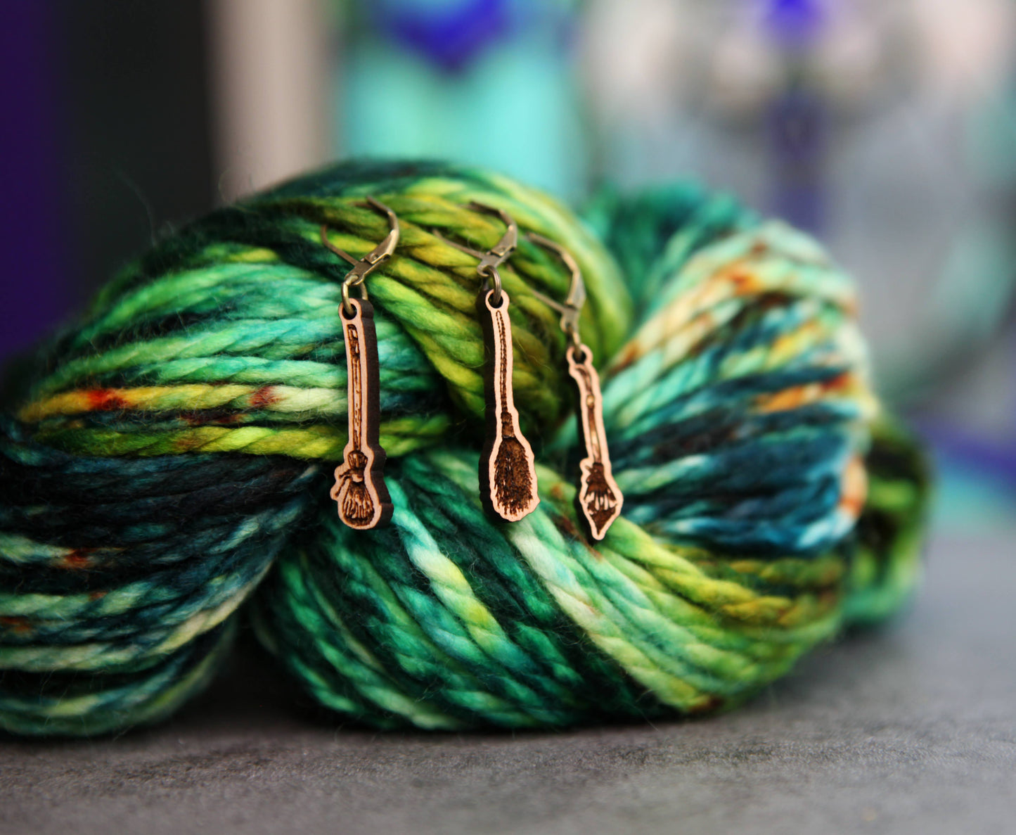 Sunrise Grove - Broom Shape Knitting Progress Keepers & Stitch Markers